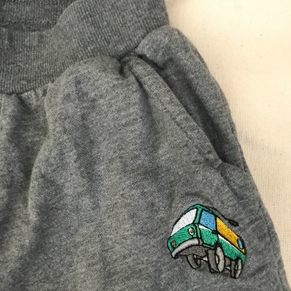 Bundle: 2 Kids grey long jogger pants size 4T (110) - Picture 3 of 9